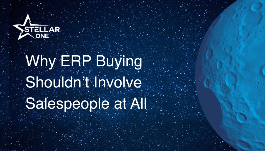 Why ERP Buying Shouldn’t Involve Salespeople at All