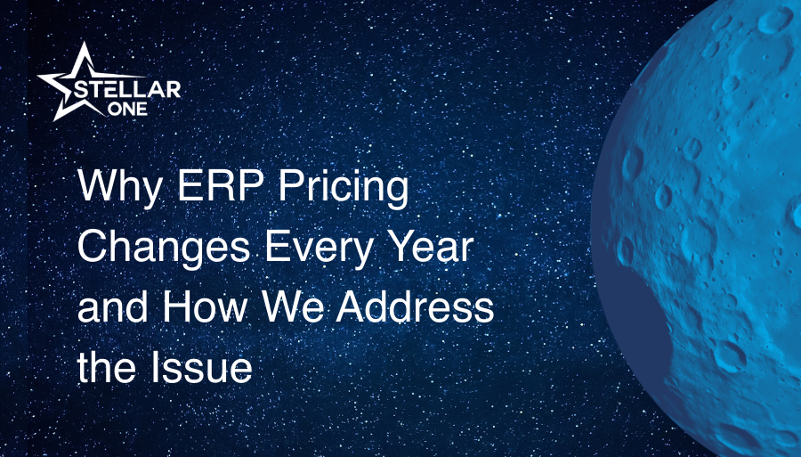 Why ERP Pricing Changes Every Year and How We Address the Issue